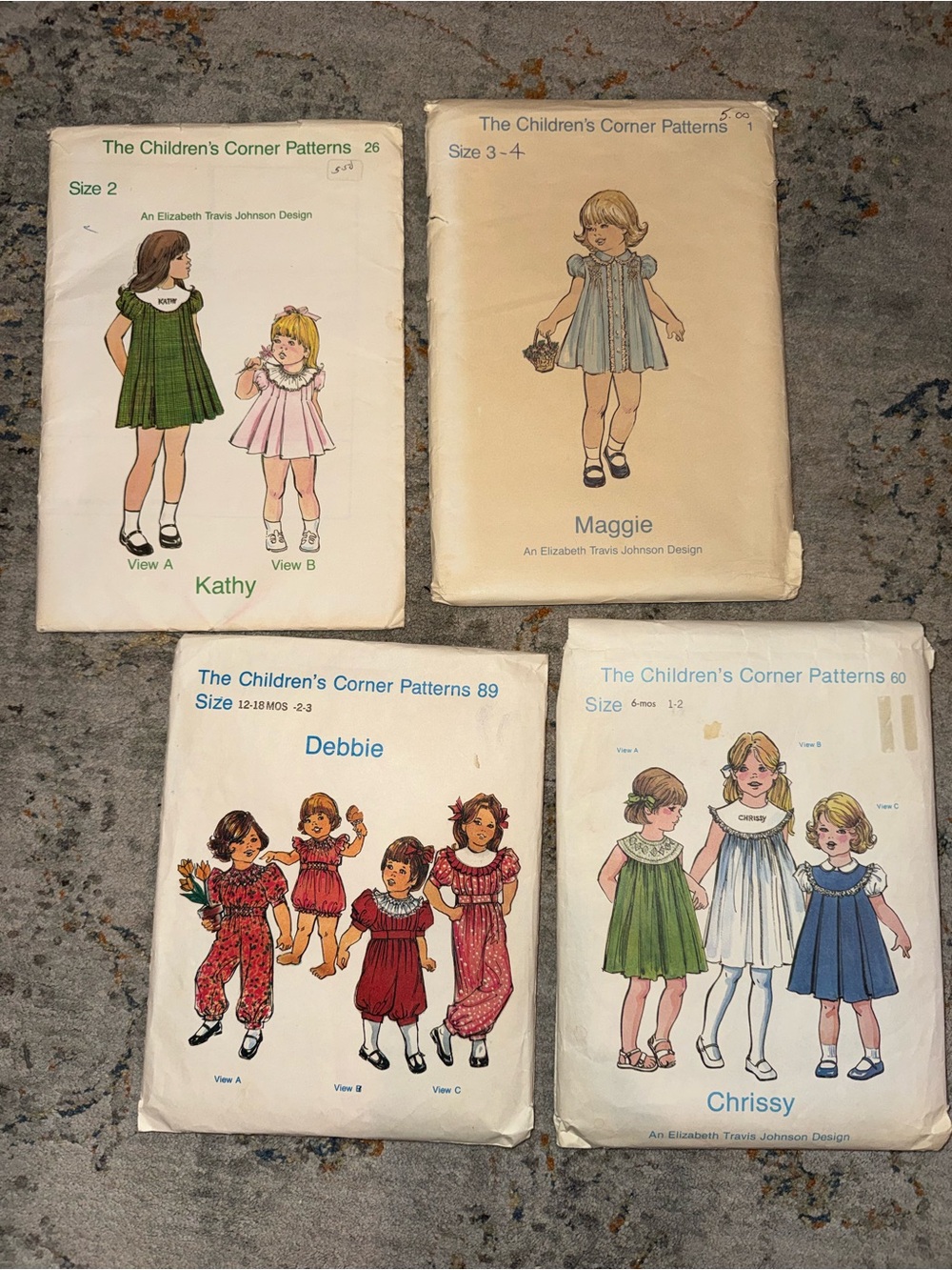 Vintage White/Cream Girls' Skirt Sewing Pattern - The Children’s Corner